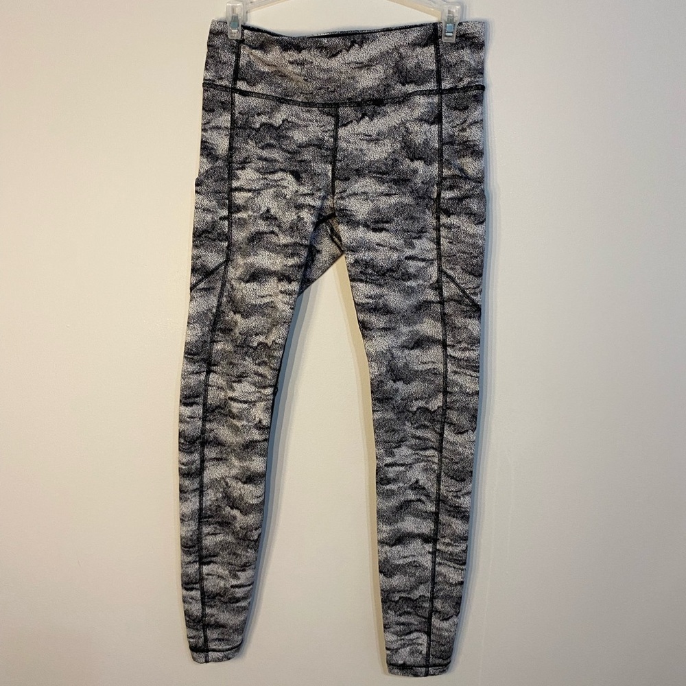 Gray Camouflage Leggings